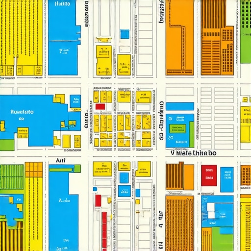 Chicago Neighborhoods and Local SEO Map highlighting Chicago neighborhoods with SEO icons