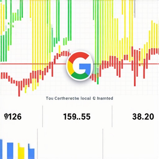 Graph illustrating how SEO tools improve local business visibility over time