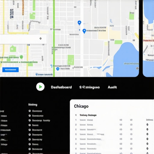 BrightLocal local SEO dashboard displaying Chicago business rankings