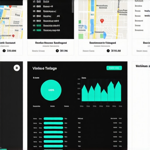 Screenshot of Google Maps SEO dashboard displaying rankings, reviews, and citation data for Chicago-based businesses.