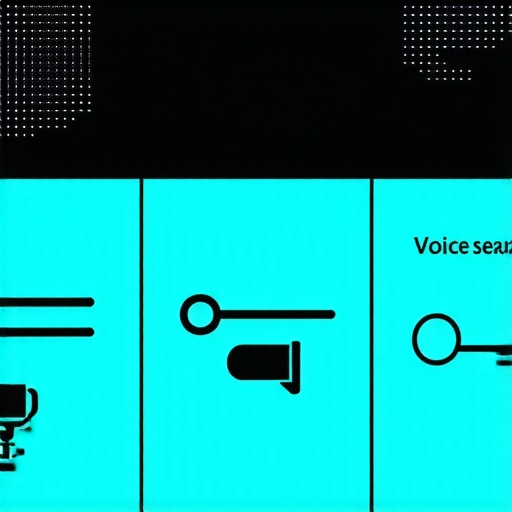 Step-by-step infographic showing voice search SEO tactics for Chicago local businesses