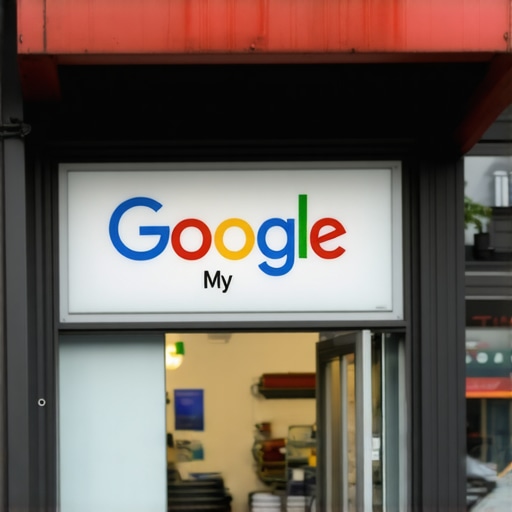 Chicago storefront with Google My Business signage