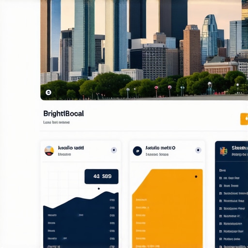 BrightLocal dashboard displaying local SEO audit results for Chicago